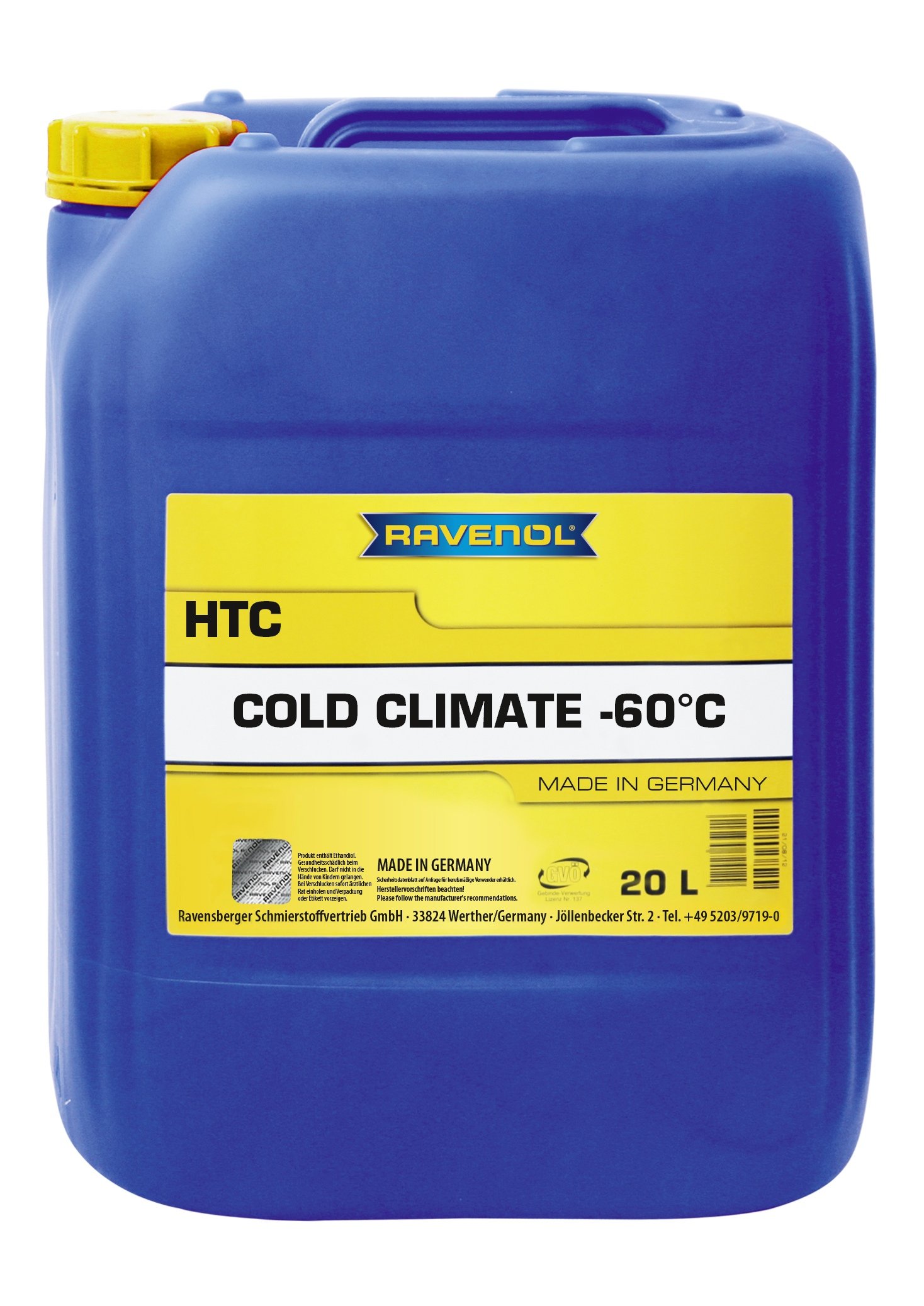 RAVENOL HTC COLD CLIMATE -60°C Protect MB 325.0 20 L