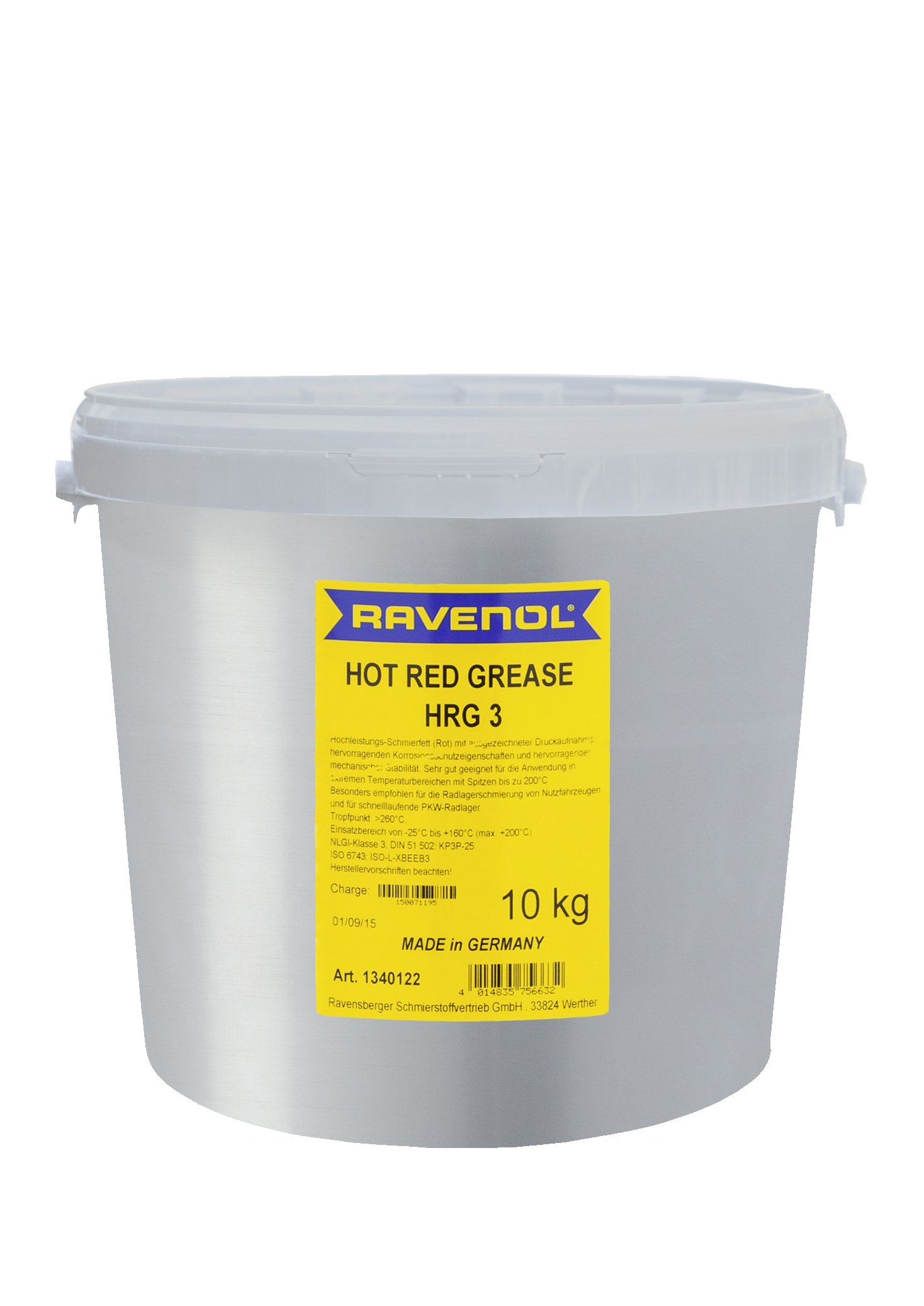 RAVENOL Hot Red Grease HRG 3 10 Kg
