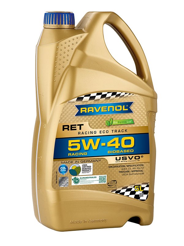 RAVENOL Racing Eco Track RET SAE 5W-40 5 L