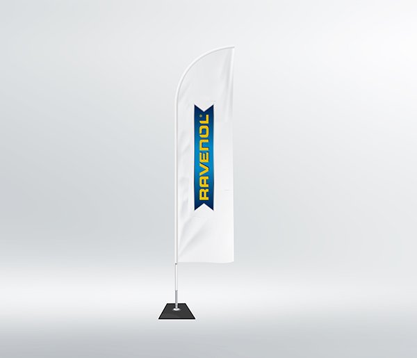 RAVENOL Beachflag (3-Teilig) 1 St