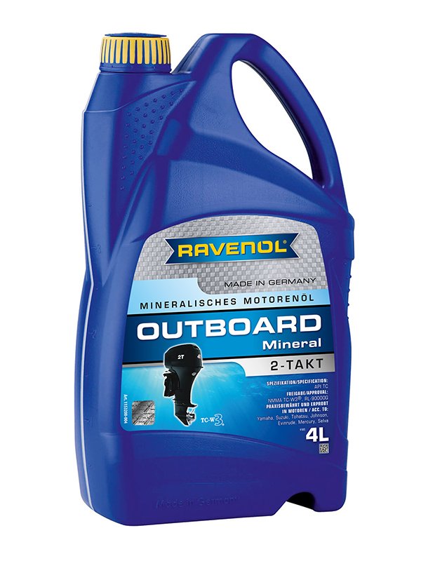 RAVENOL Outboardoel 2T Mineral 4 L