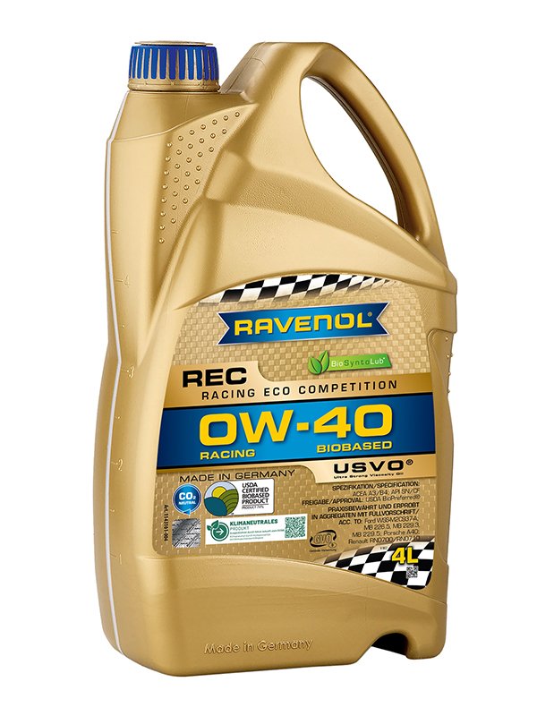 RAVENOL Racing Eco Competition REC SAE 0W-40 4 L