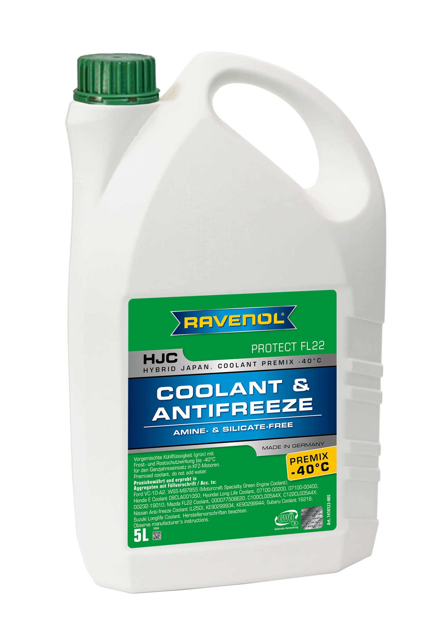 RAVENOL HJC Premix -40°C Protect FL22 5 L