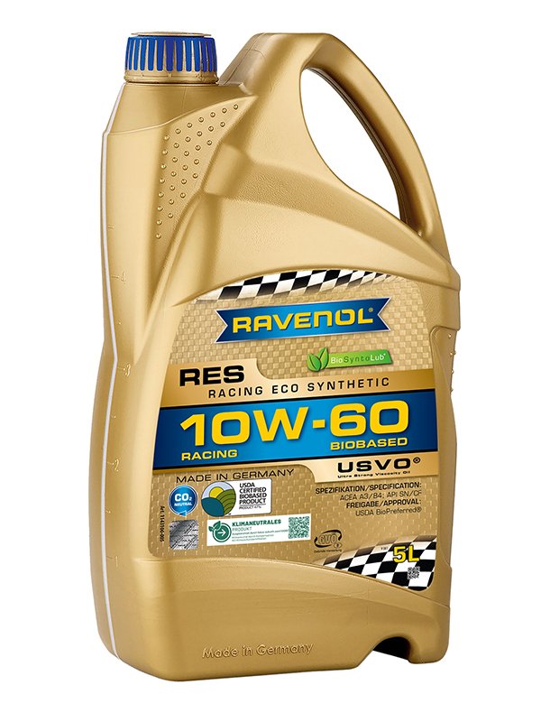 RAVENOL Racing Eco Synthetic RES SAE 10W-60 5 L