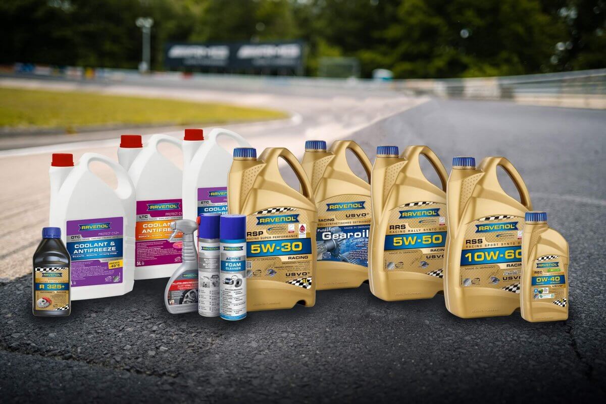 All RAVENOL products which are used st the 24h race All RAVENOL products which are used st the 24h race