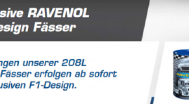 RAVENOL Newsletter 2019 - The new exclusive RAVENOL F1 design barrels