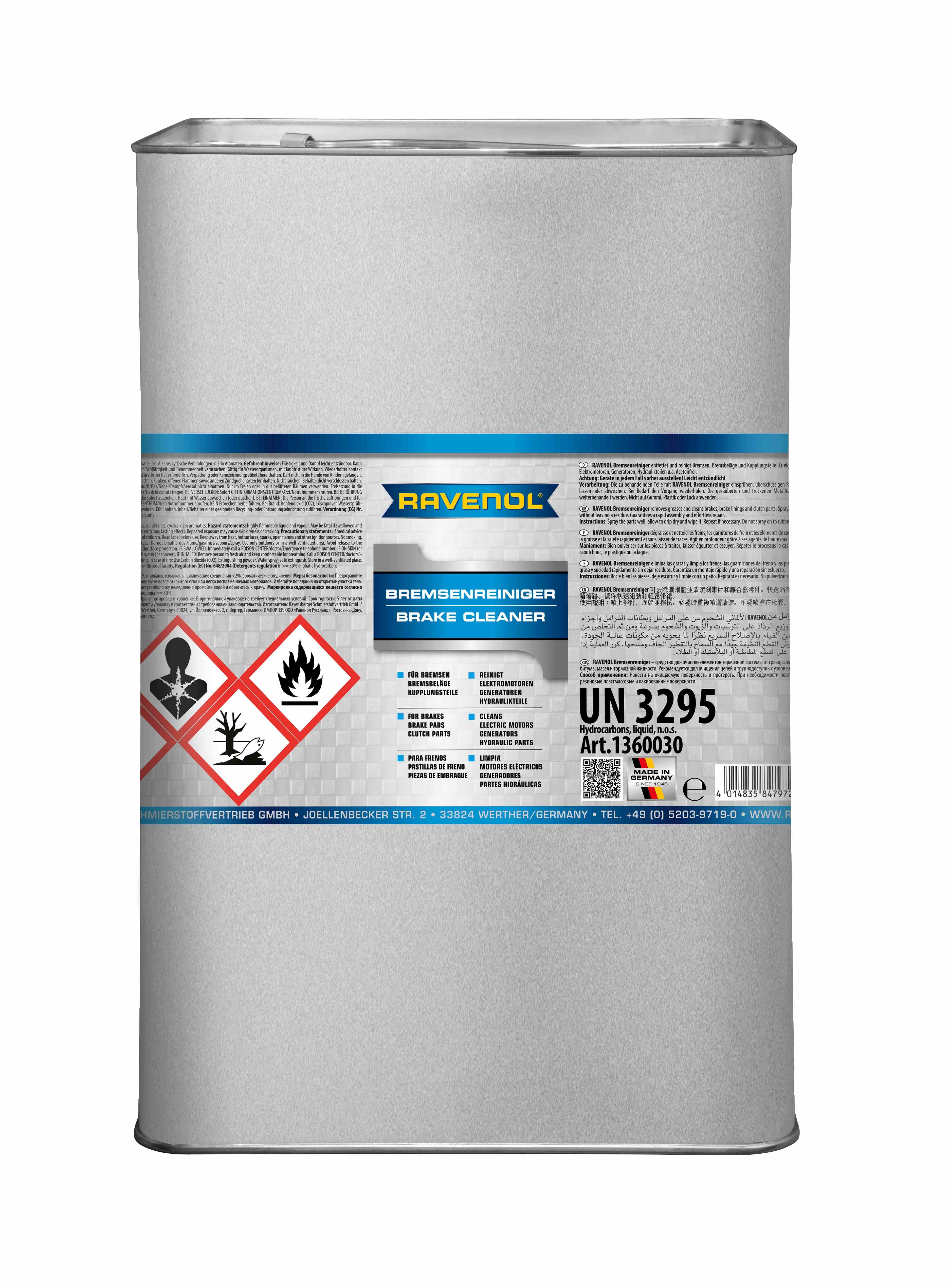 RAVENOL Bremsenreiniger 20 L
