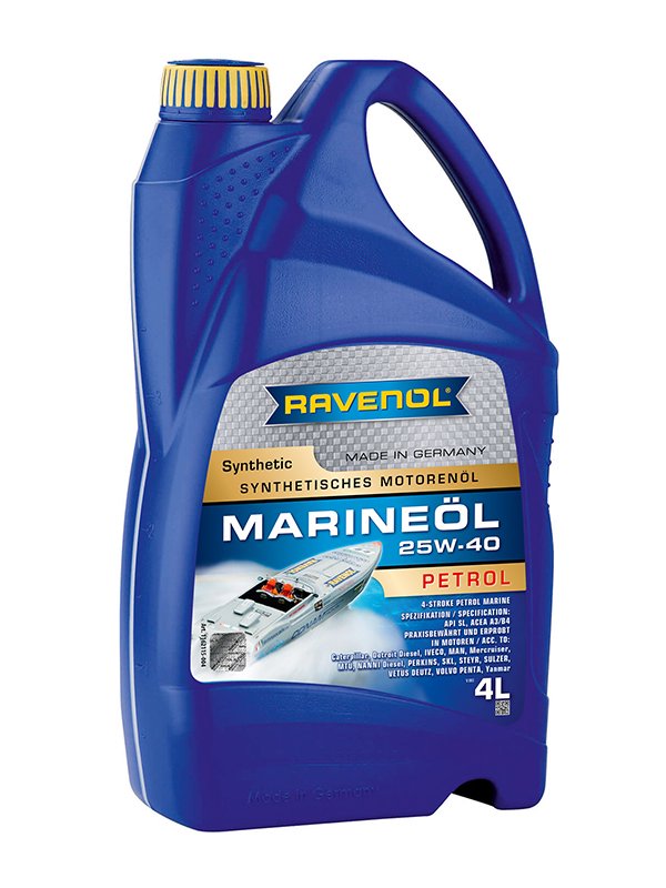 RAVENOL MARINEOIL PETROL SAE 25W40 synthetic 4 L
