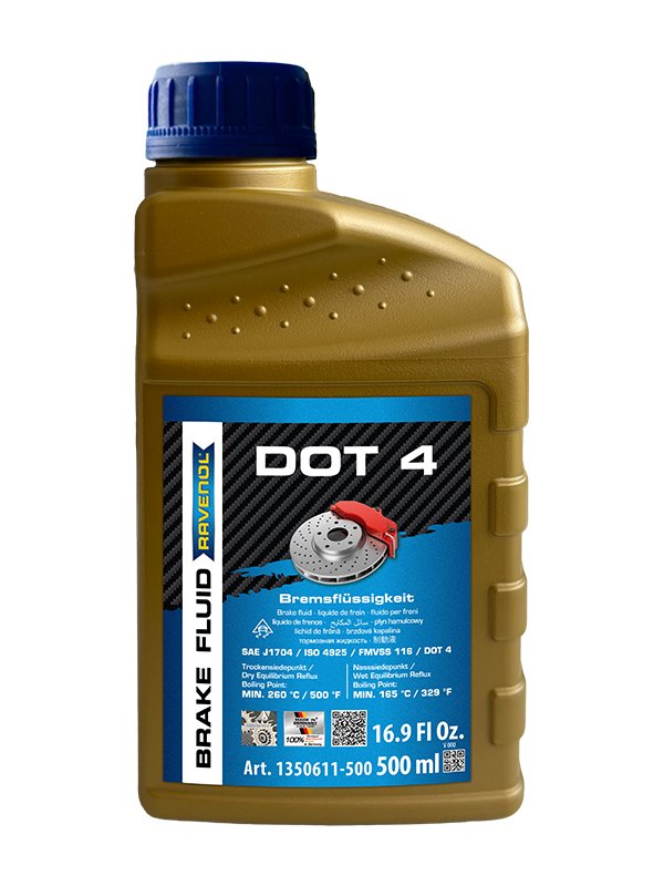 RAVENOL DOT 4 D,GB,FR,IT,ES,AR 0.5 L