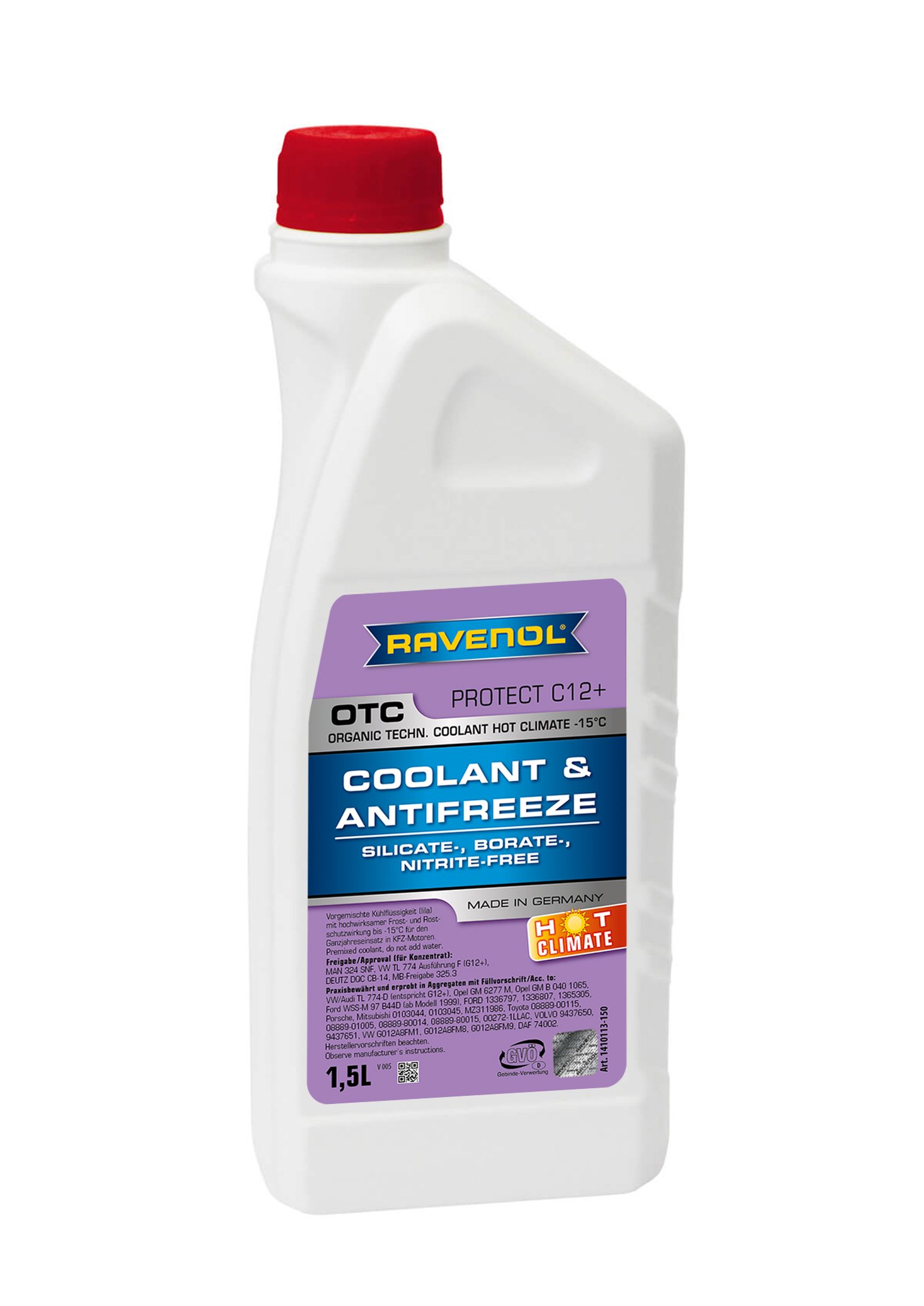 RAVENOL OTC HOT CLIMATE-15°C Protect C12+ 1.5 L