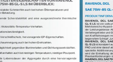 RAVENOL Newsletter - New in our product range