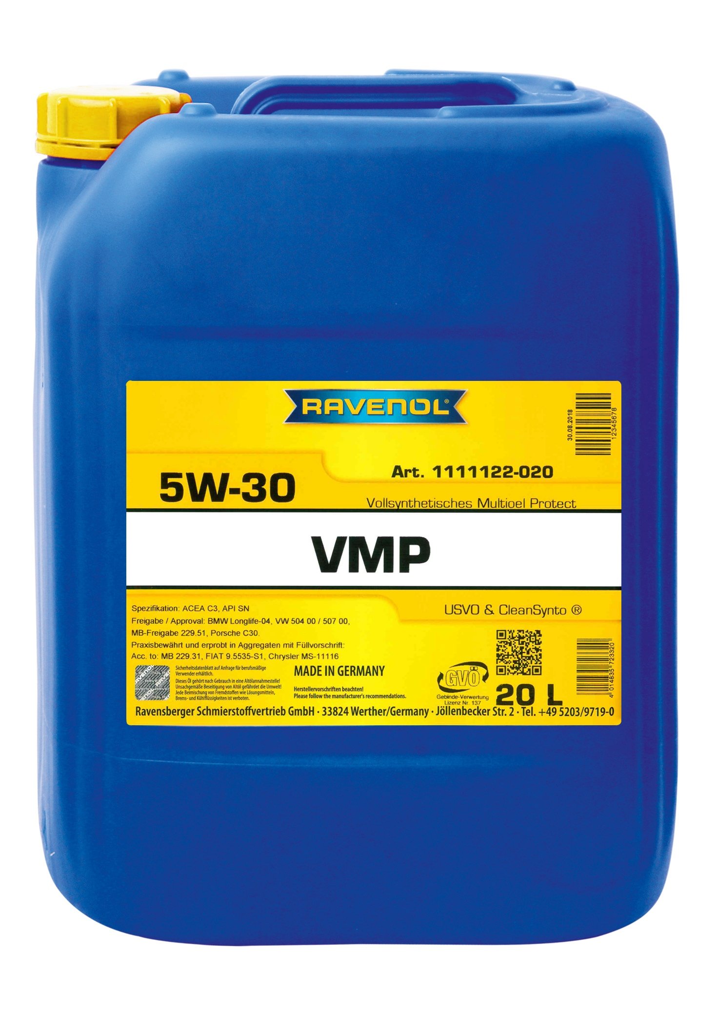 RAVENOL VMP SAE 5W-30 20 L
