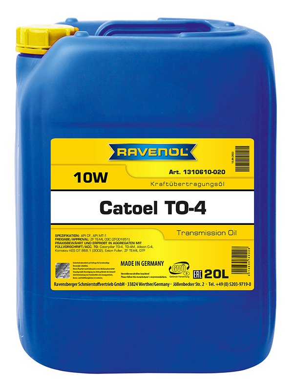 RAVENOL Catoel TO-4 SAE 10W 20 L