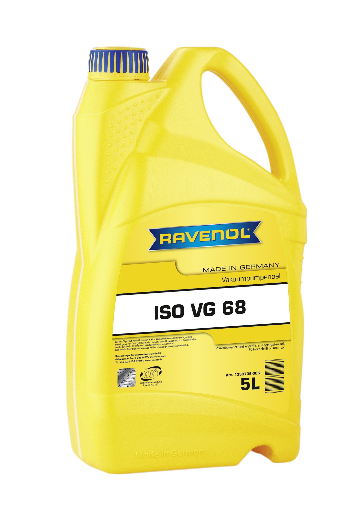 RAVENOL Vakuumpumpenoel ISO VG 68 5 L