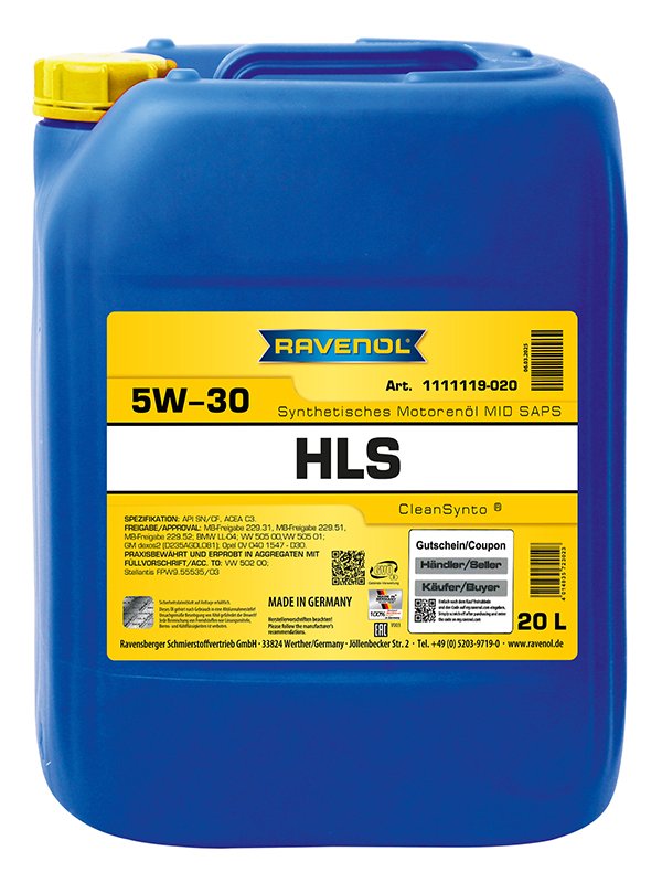RAVENOL HLS SAE 5W-30 20 L