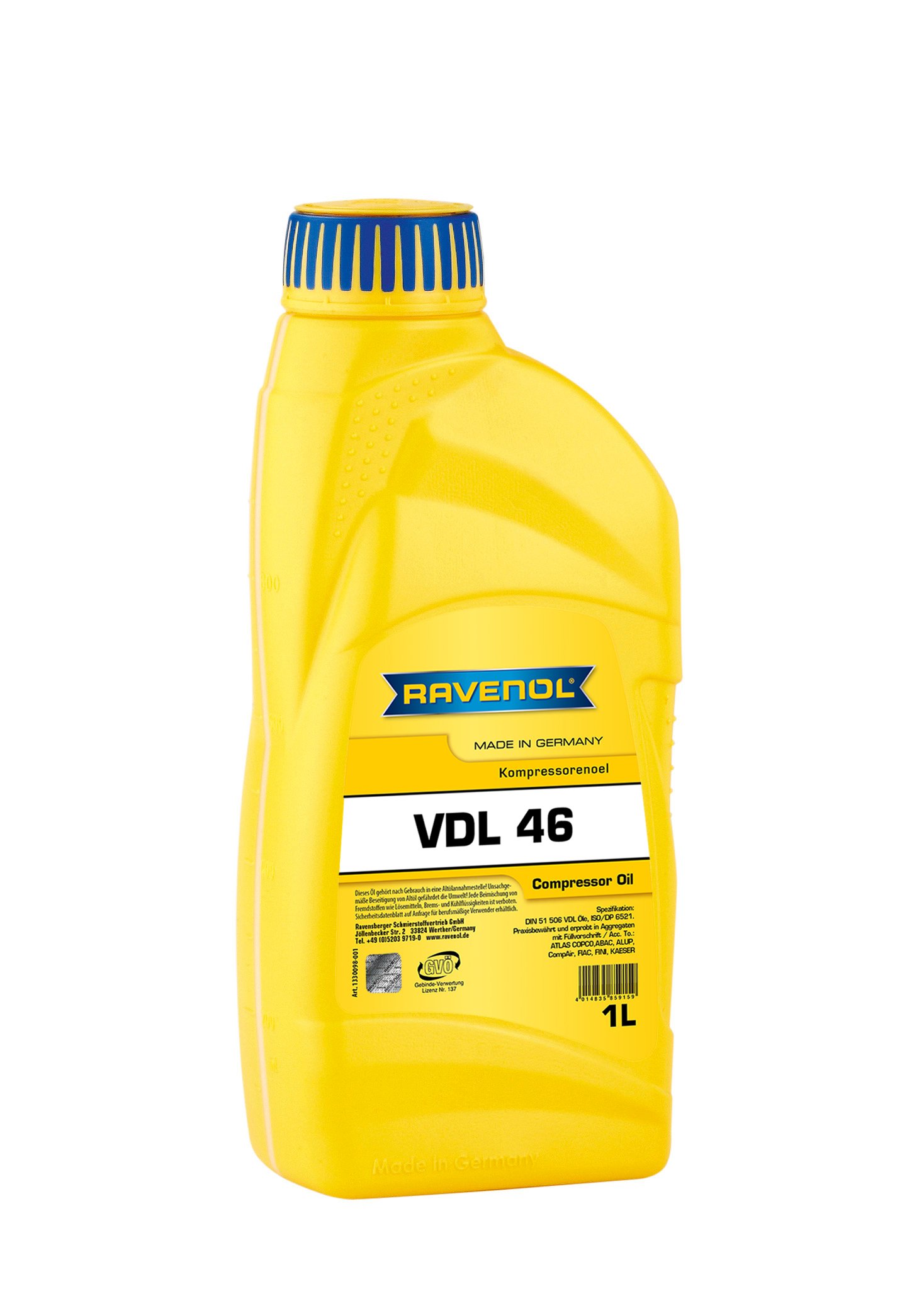 RAVENOL Kompressorenoel VDL 46 1 L