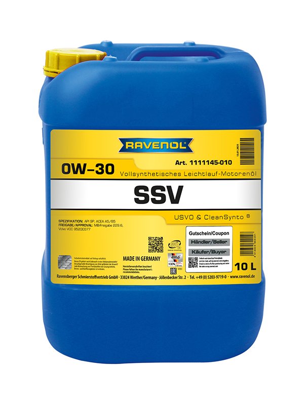RAVENOL SSV Fuel Economy SAE 0W-30 10 L