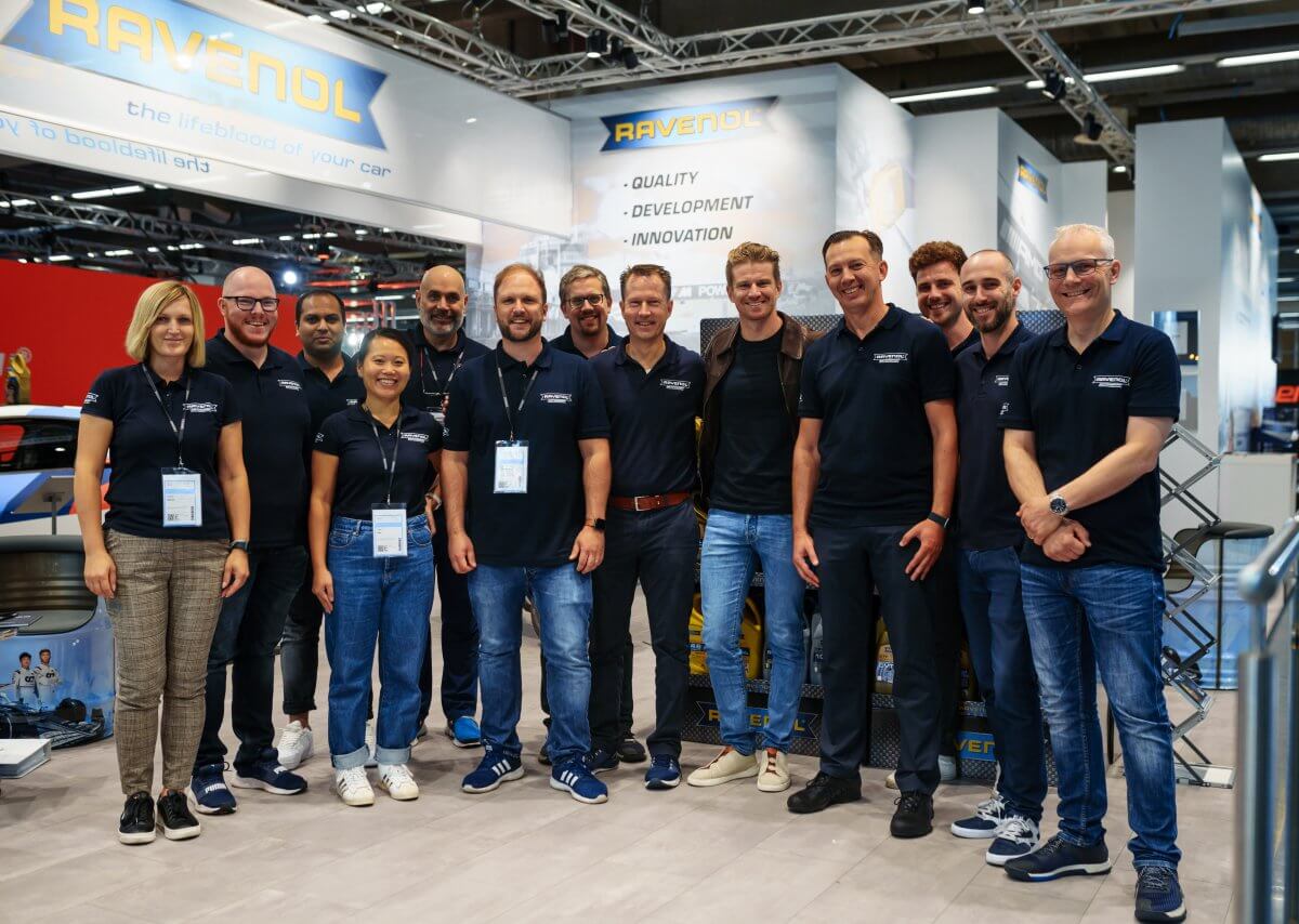 The RAVENOL team at Automechanika The RAVENOL team at Automechanika