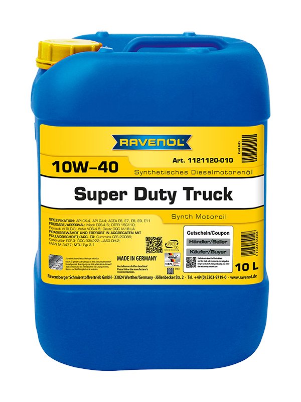 RAVENOL SDT Super Duty Truck SAE 10W-40 10 L