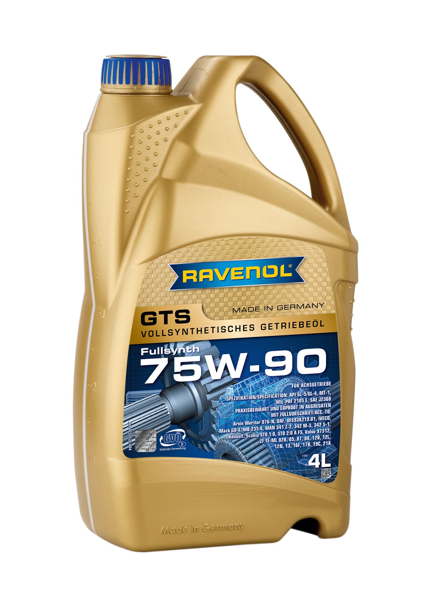 RAVENOL Gear Trans Synth GTS SAE 75W-90 4 L