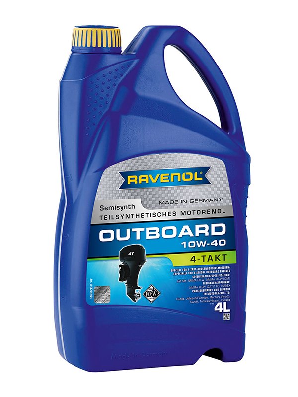 RAVENOL Outboardoel 4T SAE 10W-40 4 L