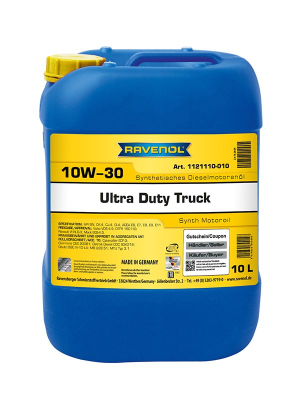 RAVENOL UDT Ultra Duty Truck SAE 10W-30 10 L