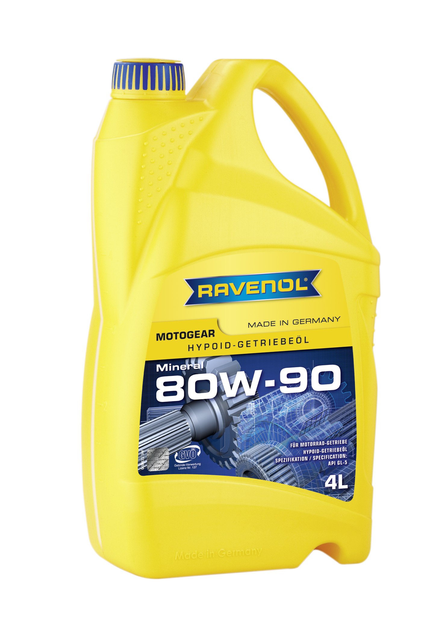 RAVENOL MOTOGEAR SAE 80W-90 GL-5 4 L