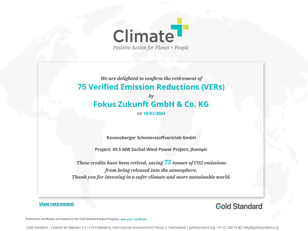 Klimazertifikat Klimazertifikat