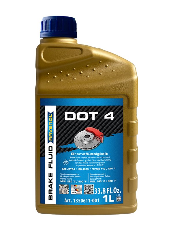 RAVENOL DOT 4 D,GB,FR,IT,ES,AR 1 L