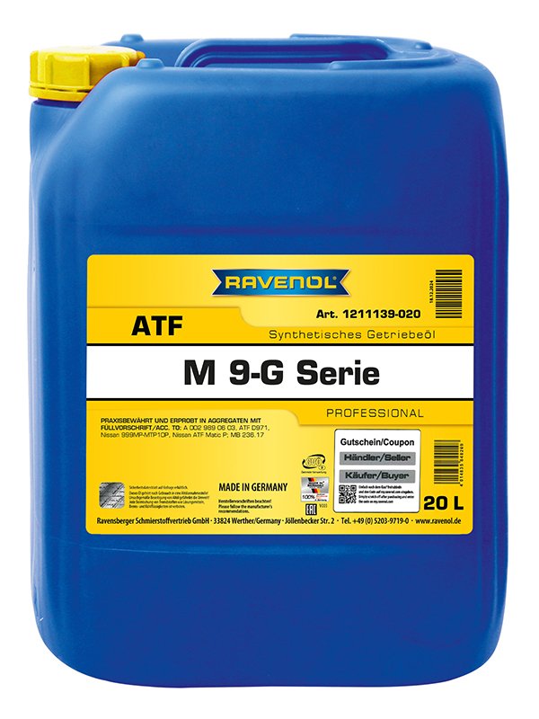 RAVENOL ATF M 9-G Serie 20 L
