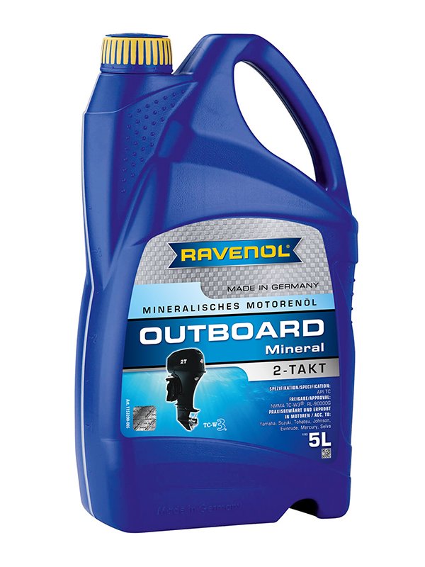 RAVENOL Outboardoel 2T Mineral 5 L