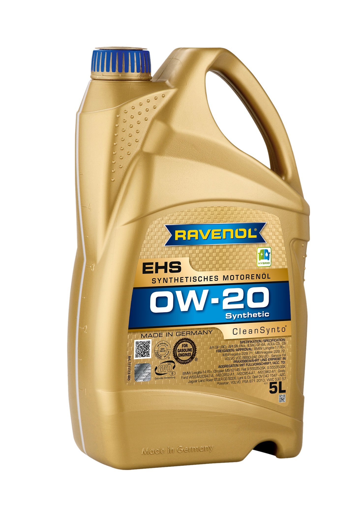 RAVENOL EHS SAE 0W-20 5 L