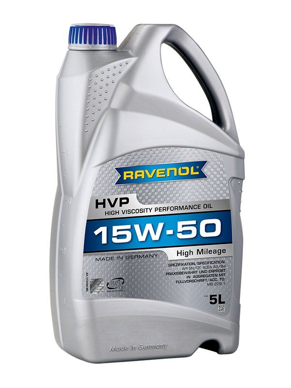 RAVENOL HVP High Viscosity Perform. Oil SAE 15W-50 5 L