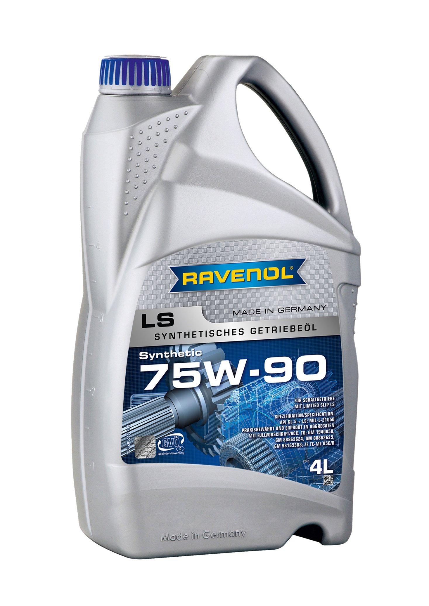 RAVENOL Getriebeoel LS SAE 75W-90 4 L