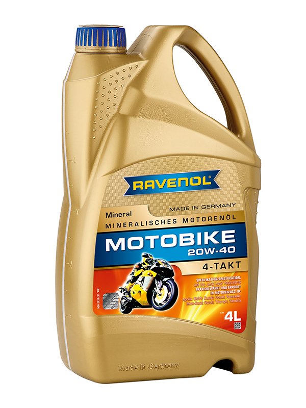 RAVENOL Motobike 4-T Mineral SAE 20W-40 4 L