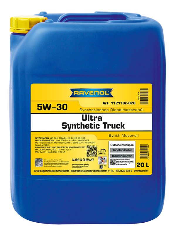 RAVENOL Ultra Synthetik Truck SAE 5W-30