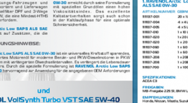 RAVENOL Newsletter -  New OEM Approvals