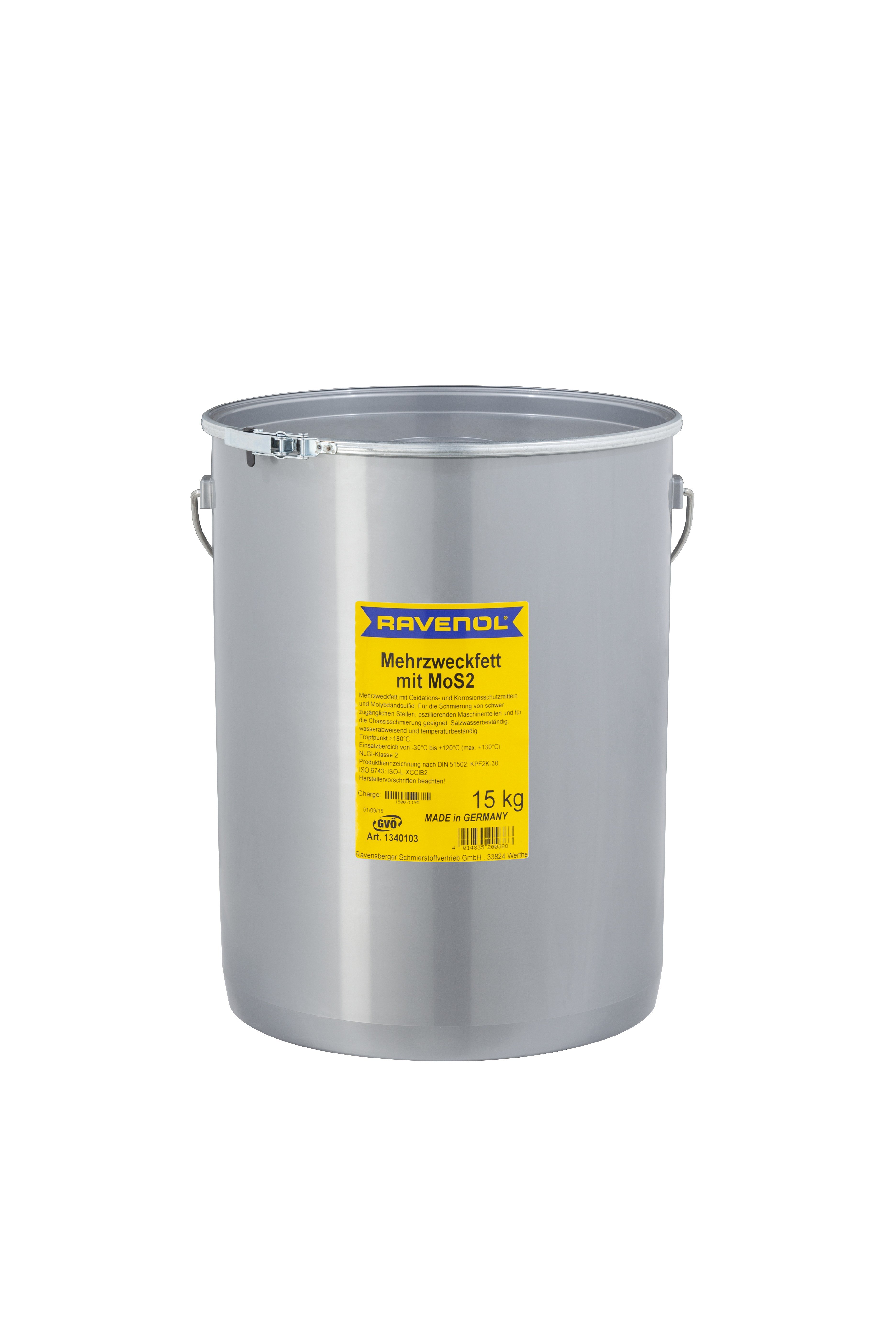 RAVENOL Mehrzweckfett mit MoS-2 15 Kg