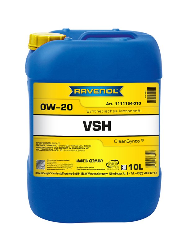 RAVENOL VSH SAE 0W-20 10 L