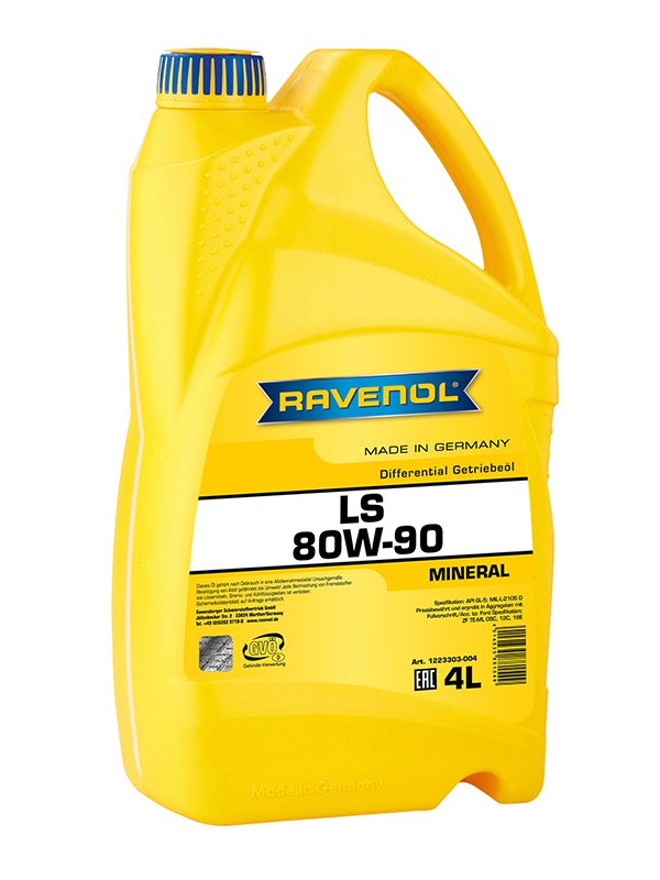 RAVENOL Sperrdiff. Hyp. Getr.öl LS SAE 80W-90 GL-5 4 L