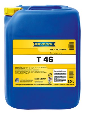 Produktabbildung für RAVENOL Turbinenoel T 46