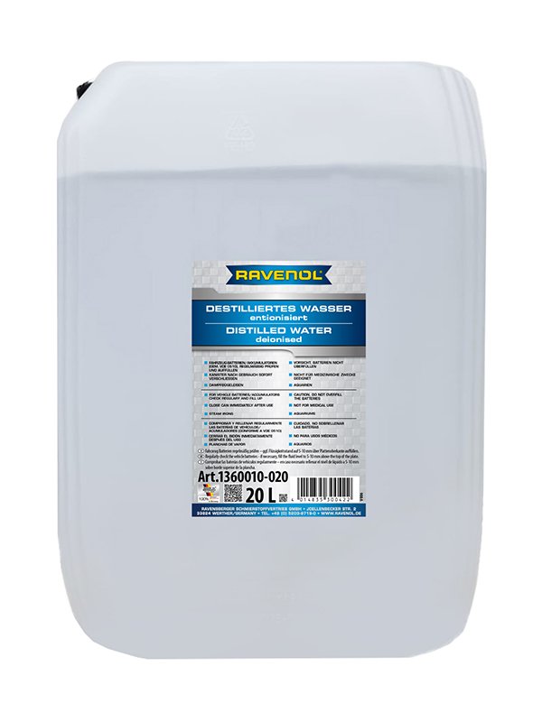 RAVENOL destilliertes Wasser 20 L