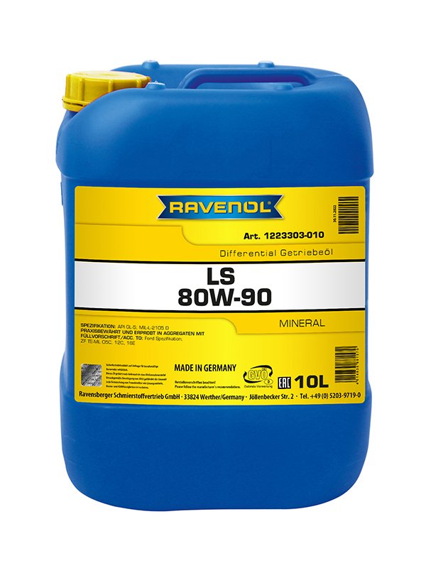RAVENOL Sperrdiff. Hyp. Getr.öl LS SAE 80W-90 GL-5 10 L