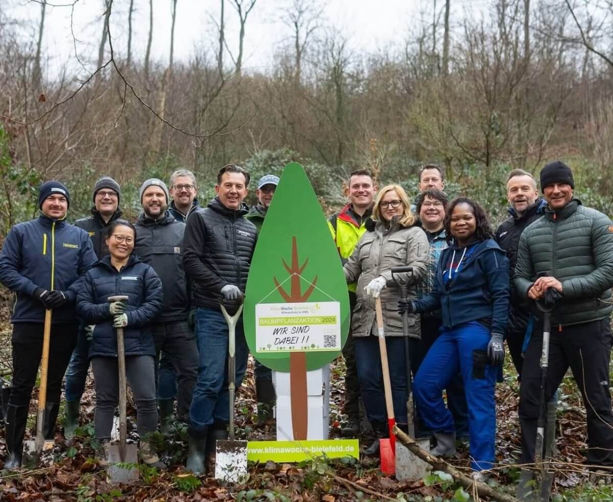 Alle Helfer der Aktion im Wald Alle Helfer der Aktion im Wald