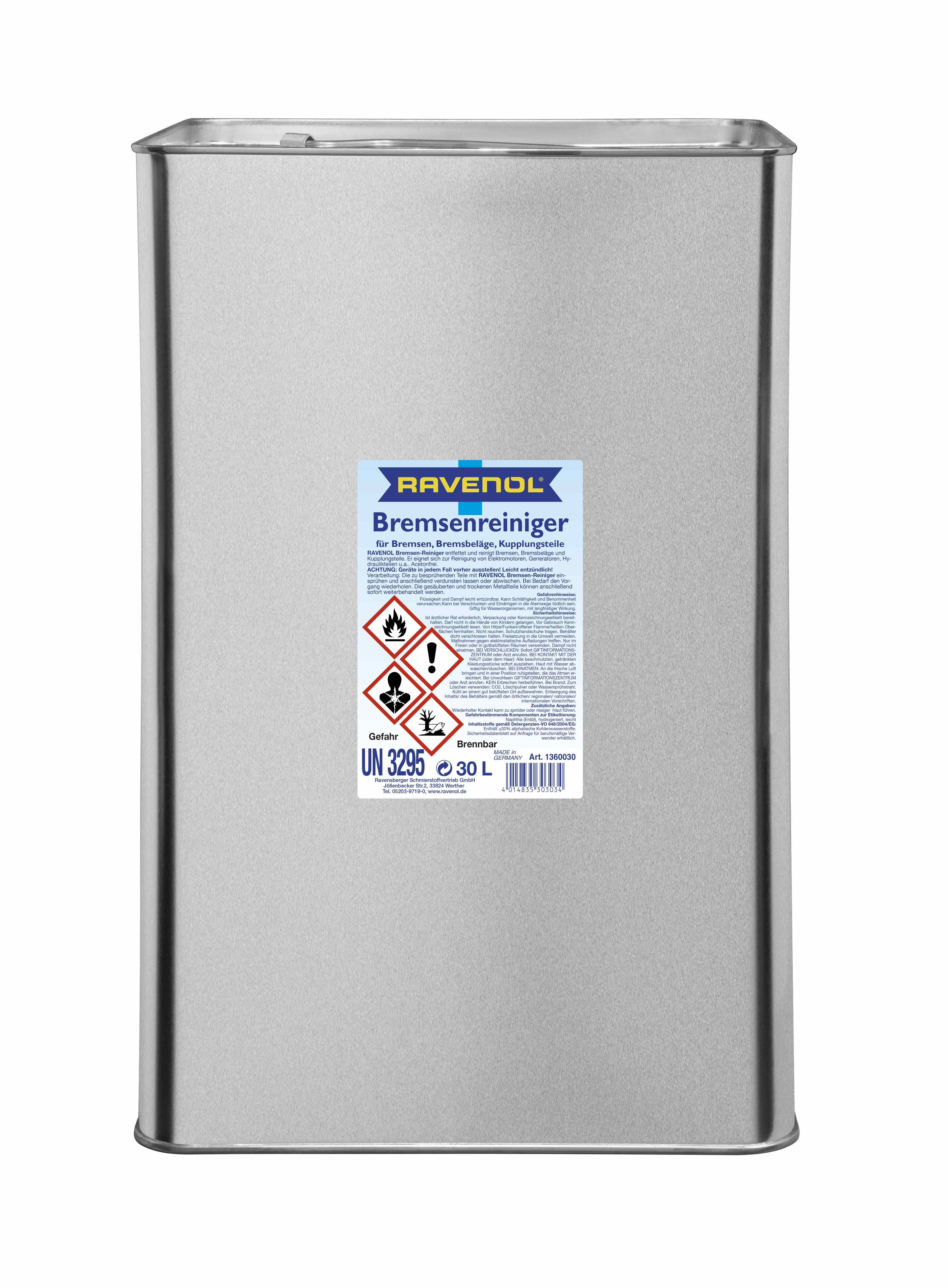 RAVENOL Bremsenreiniger 30 L