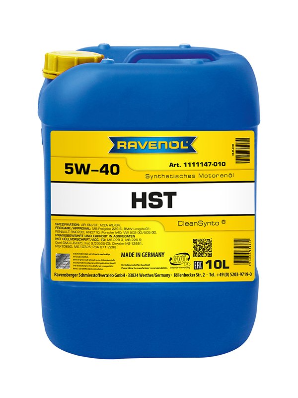 RAVENOL HST SAE 5W-40 10 L