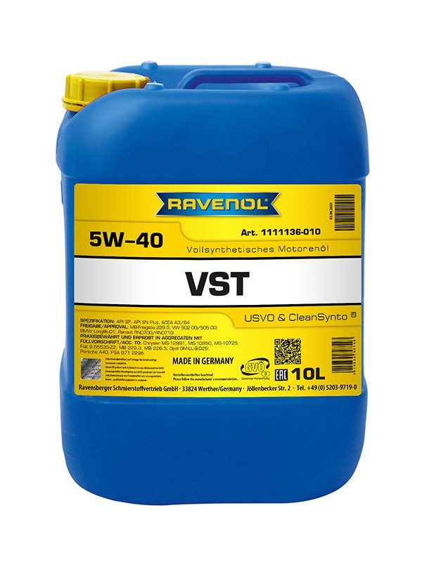 RAVENOL VollSynth Turbo VST SAE 5W-40 10 L