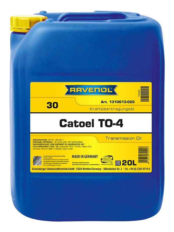 RAVENOL Catoel TO-4 SAE 30 20 L