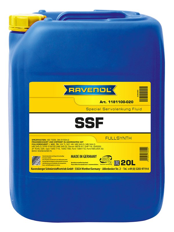 RAVENOL SSF Spec. Servolenkung Fluid 20 L
