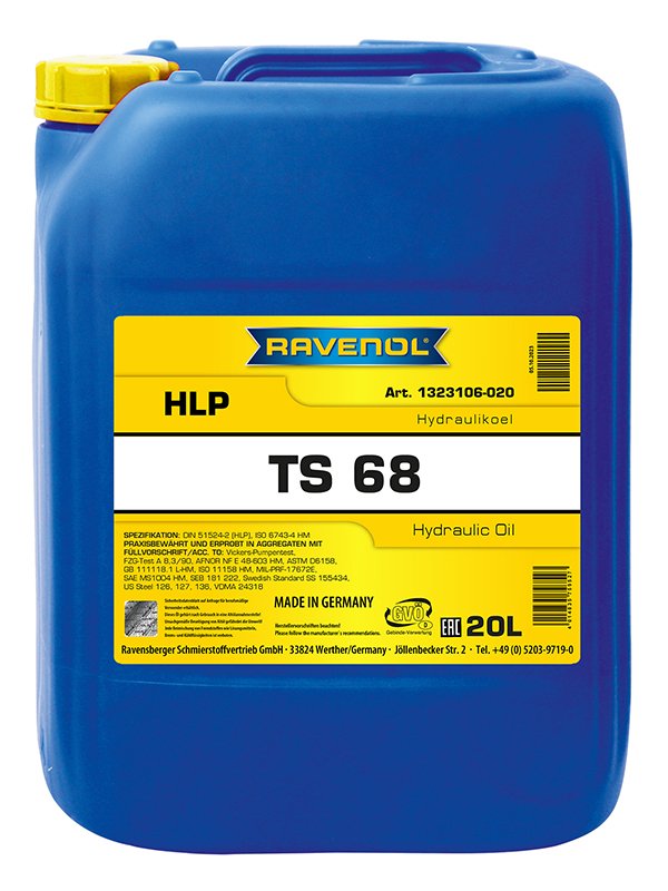 RAVENOL Hydraulikoel TS 68 (HLP) 20 L